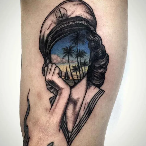 Скетч tattoo by Varo Tattooer in Seoul
