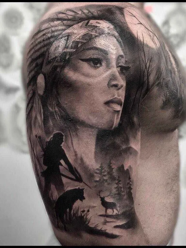 Horror tattoo by Matt Mrowka in New York City