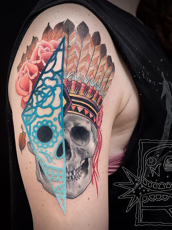 Акварель tattoo by Chris Rigoni in Perth