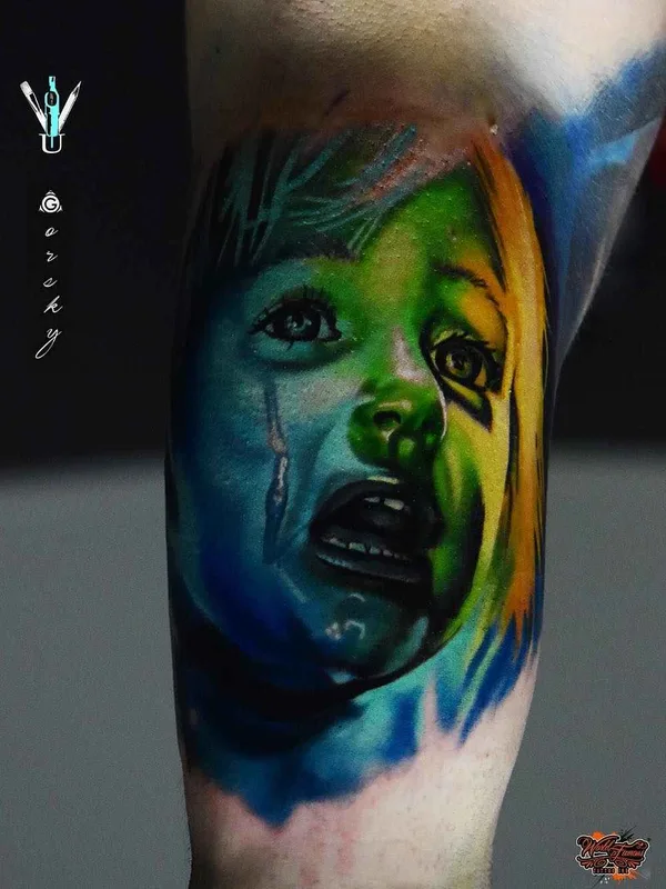 color realism tatouage sur forearm #1121 | Artiste tatoueur Damian Gorski