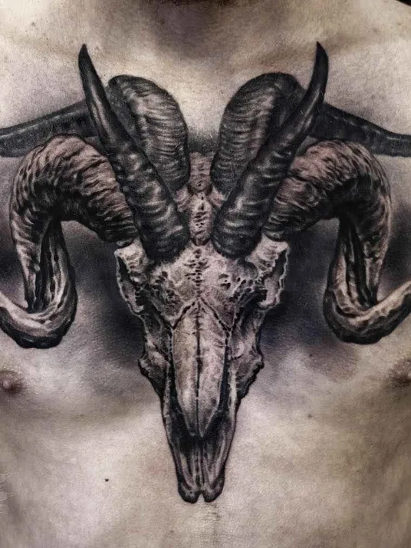 male black and grey realism 타투 부위 chest #1249 | 타투이스트 Javier Antunez