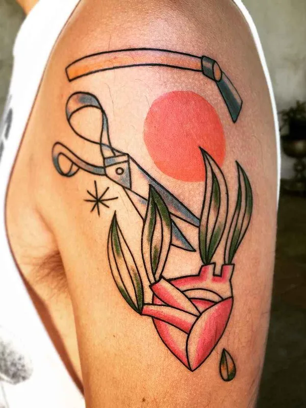 Author's Style tattoo by Lionel Fahy in Paris