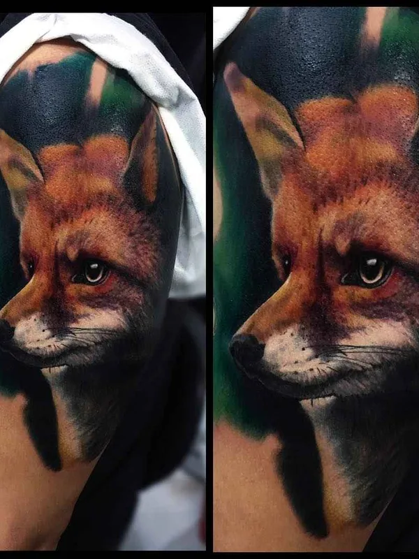 color realism tattoo on upper arm #11142 | Tattoo Artist Carlox Angarita
