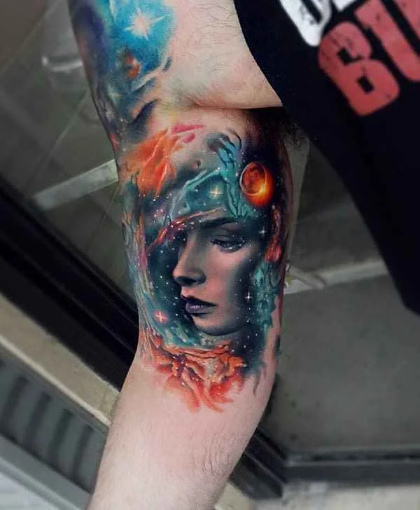 color realism Tatuaggio su bicep #9880 | Tatuatore Andres Acosta