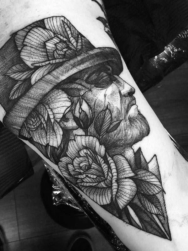 Дотворк tattoo by Fredao Oliveira in Belo Horizonte