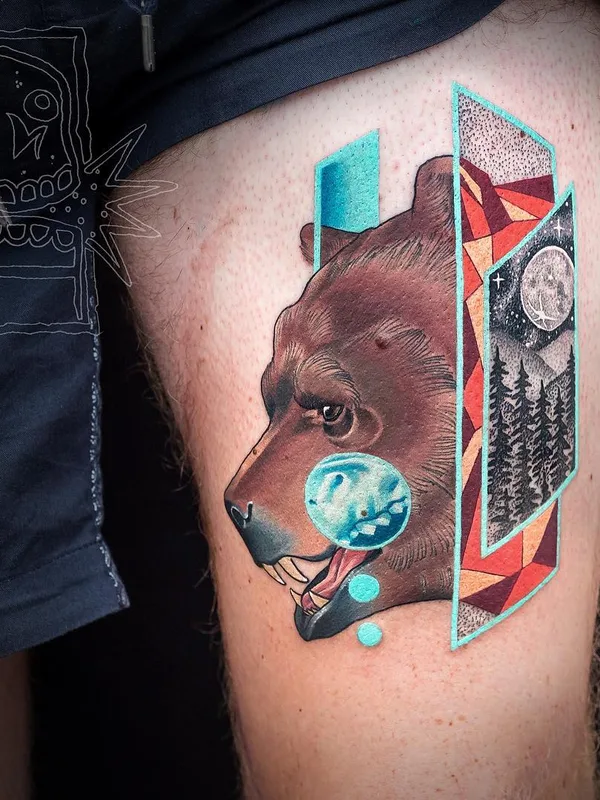 Акварель tattoo by Chris Rigoni in Perth