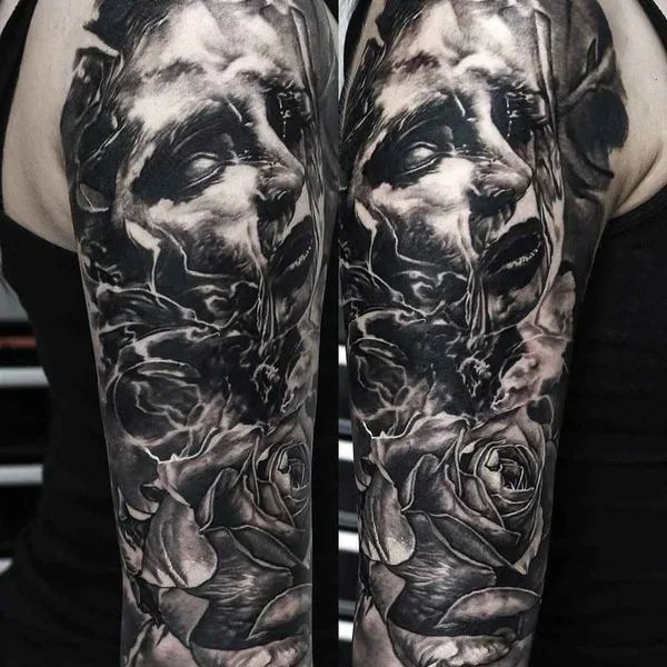 Realism tattoo by Domantas Parvainis in Šiauliai