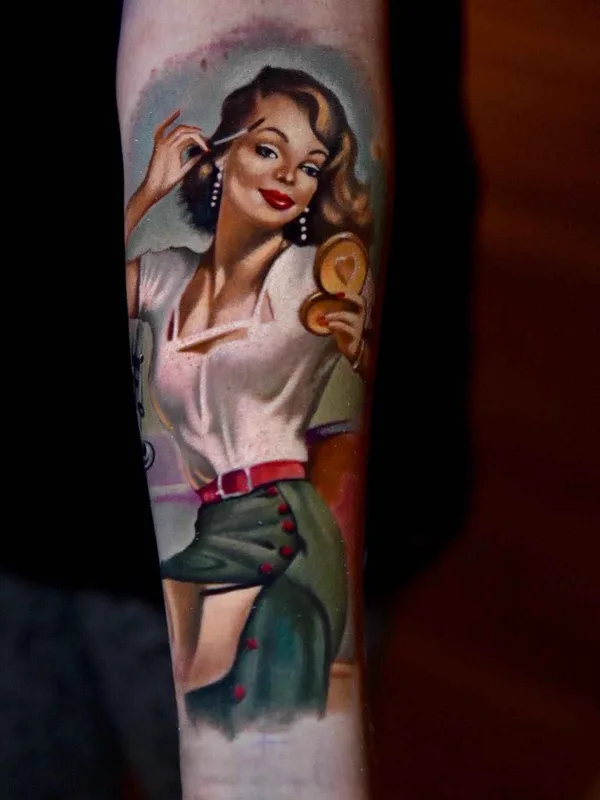 color realism tattoo auf forearm #9736 | Tätowierer Veronica Imbo