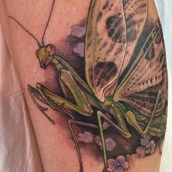 Neo Traditional tattoo by Shawn Hebrank in Portland