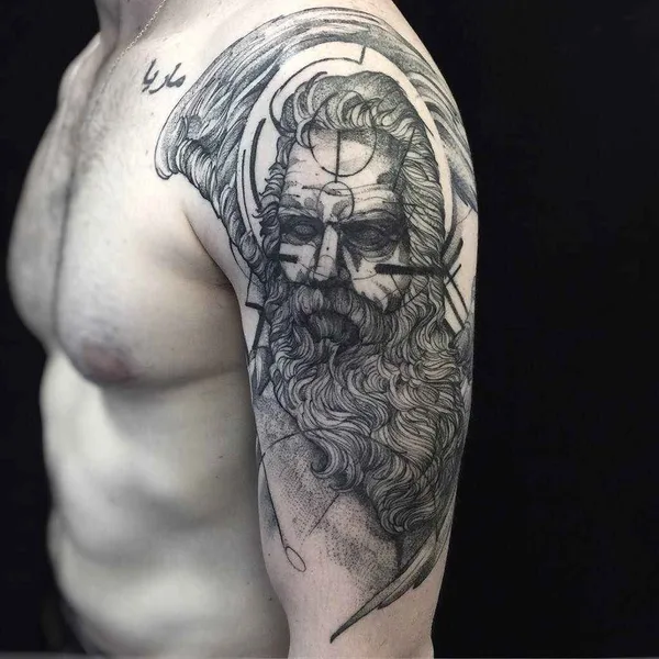 Dotwork tattoo by Fredao Oliveira in Belo Horizonte