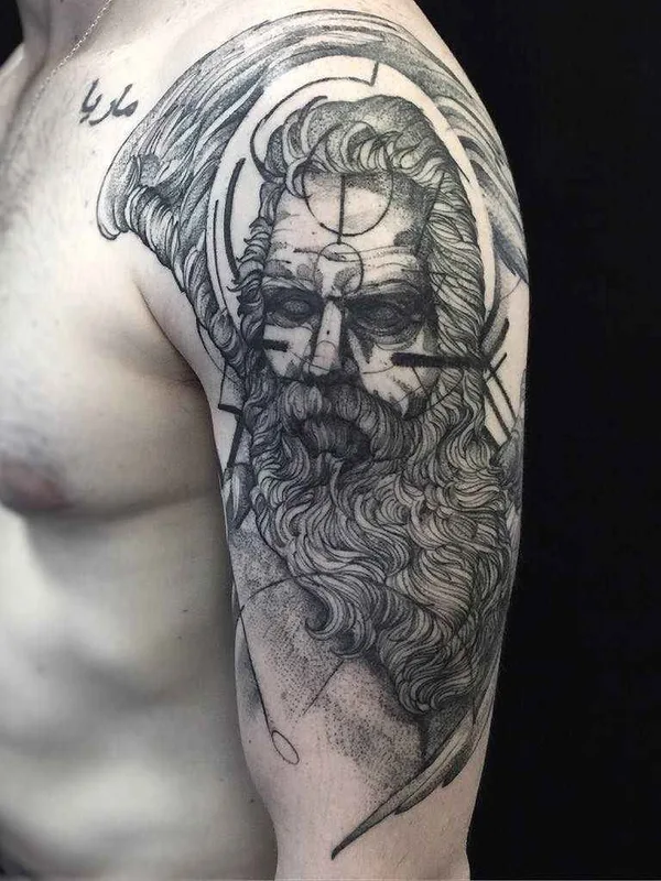 Дотворк tattoo by Fredao Oliveira in Belo Horizonte