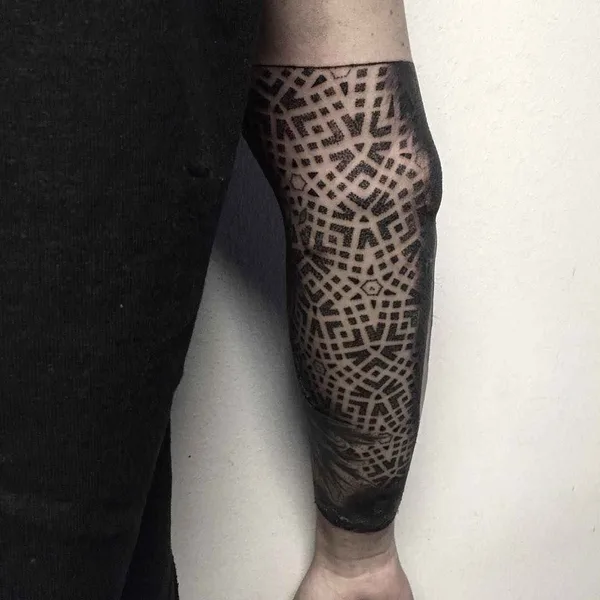 Ornamental tattoo by Chester Lee (Oddtattooer) in Singapore