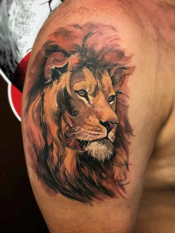 color realism Tatuagem em shoulder #3582 | Tatuador Valerio Sarpetti