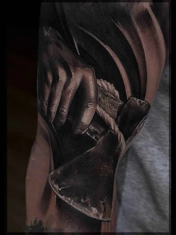 black and grey realism 纹身 在 forearm #3785 | 纹身师 Павел Roch