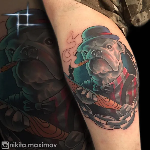 New School tattoo by Никита Максимов in Moscow