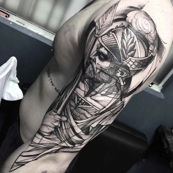 Dotwork tattoo by Fredao Oliveira in Belo Horizonte