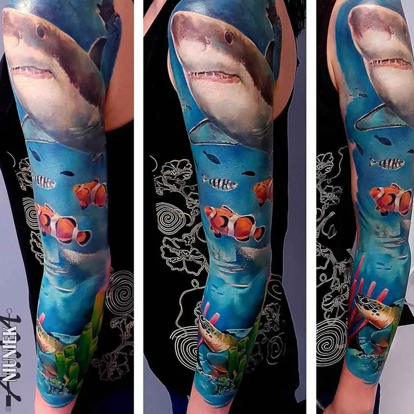 Realism tattoo by Andrzej Niuniek Misztal in Jarosław