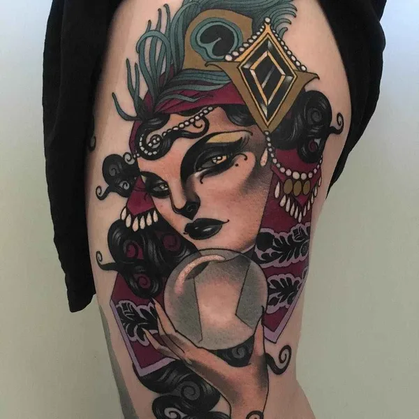 Neo Traditional tattoo by Emily Rose Murray in Melbourne