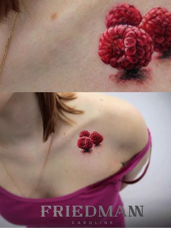 female color realism татуировка на shoulder #2738 | Тату мастер Каролина Фридман