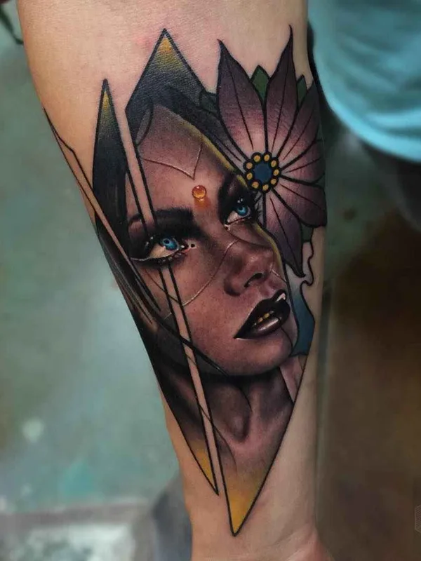 female color realism Tatuaggio su forearm #1811 | Tatuatore Zack Singer