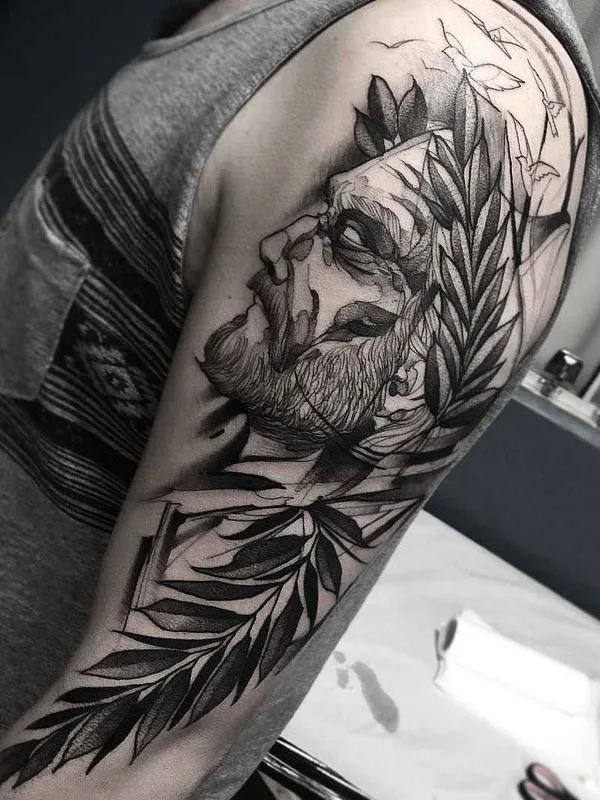 Дотворк tattoo by Fredao Oliveira in Belo Horizonte