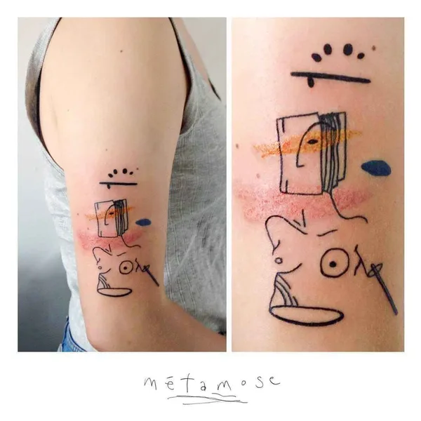 Author's Style tattoo by Maison Métamose in Paris