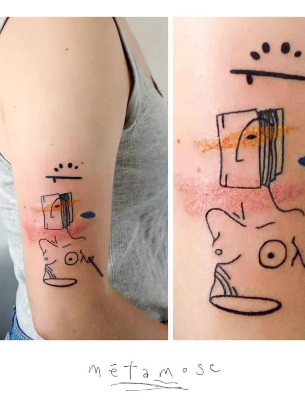 Author's Style tattoo by Maison Métamose in Paris
