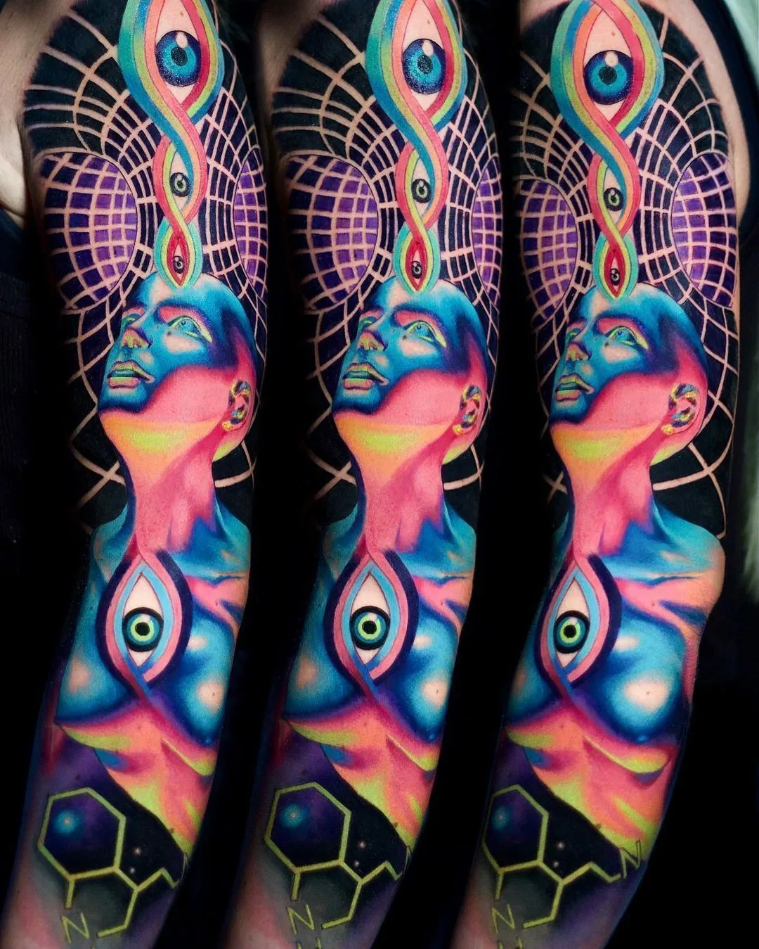 Bright and crazy surreal tattoos by Leonardo_tattoos