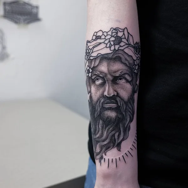 черная tattoo by  Zamyatina Mariya in Тюмень