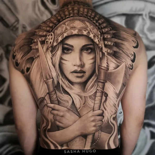 Black & Grey tattoo by Sasha hugo in Владивосток