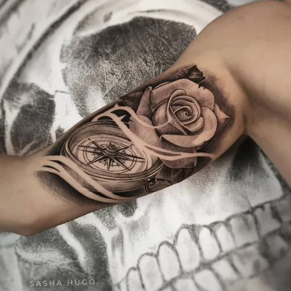 Black & Grey tattoo by Sasha hugo in Владивосток
