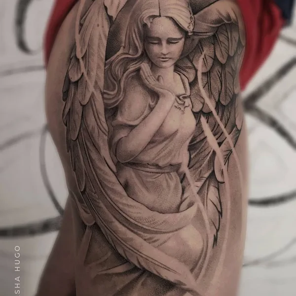Black & Grey tattoo by Sasha hugo in Владивосток