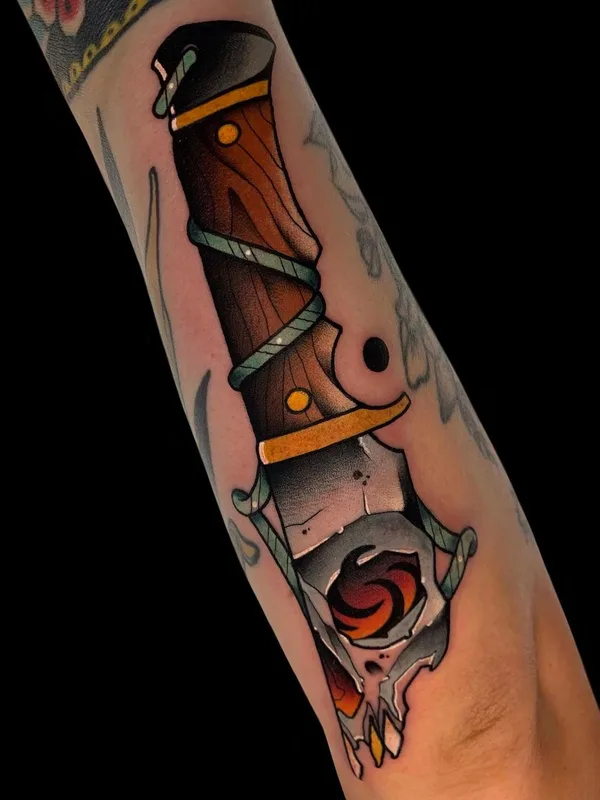 color traditional 타투 부위 forearm #46958 | 타투이스트 Артём Лебедев