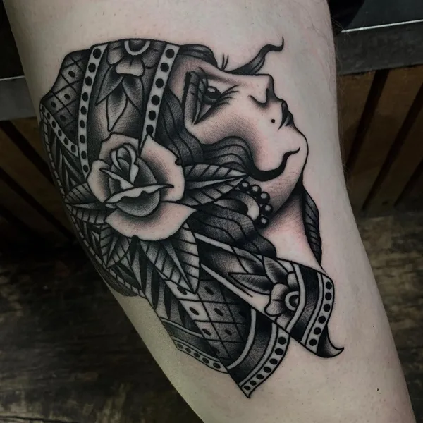 Traditional tattoo by Артём Лебедев in Moscow