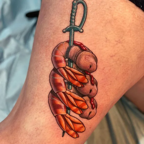 New School tattoo by Josh Payne in Denver
