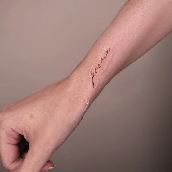 Feminine tattoo by Irina Kondrashova in Okres Praha