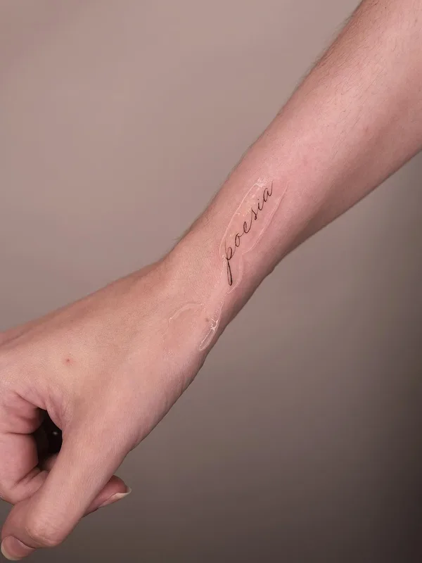 black fineline Tatuagem em inner wrist #47022 | Tatuador Irina Kondrashova