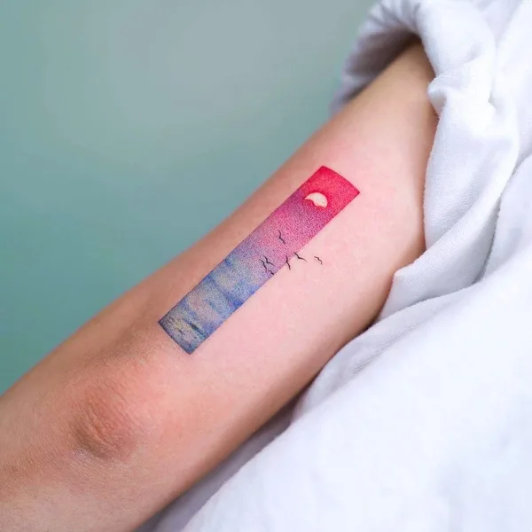 miniature tattoo by oitattoo in Seoul