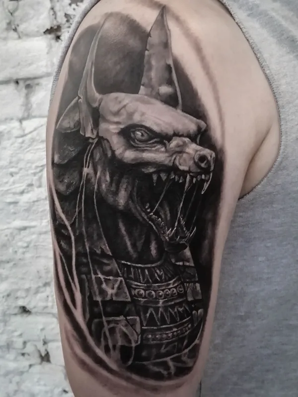 black and grey realism 타투 부위 upper arm #62873 | 타투이스트 Алексей Володин