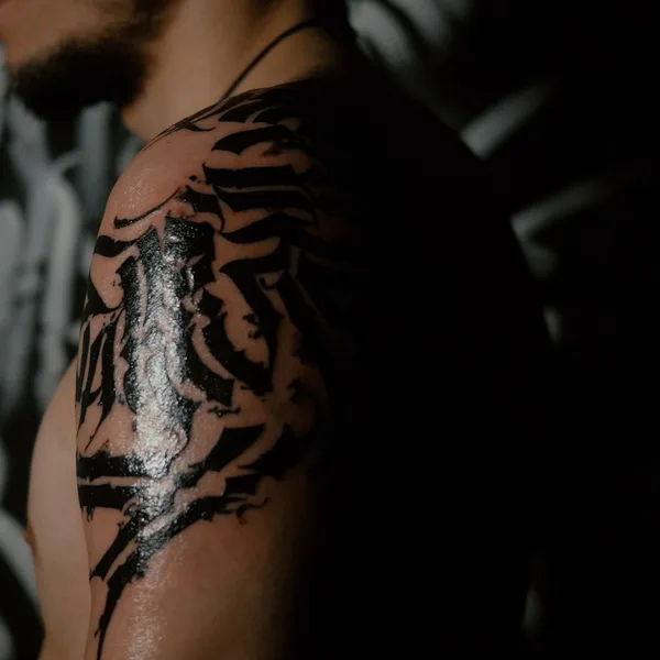 Lettering tattoo by Kasim in Тамбов