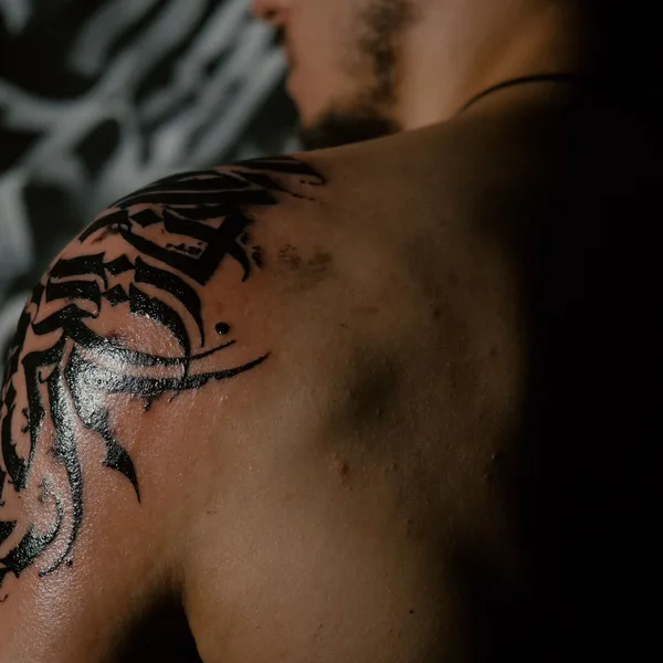 Lettering tattoo by Kasim in Тамбов