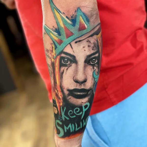 Portrait tattoo by Александр Юшков in Красноярск