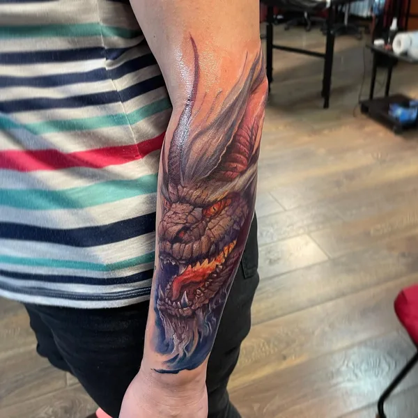 Portrait tattoo by Александр Юшков in Красноярск