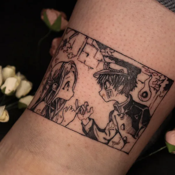 Anime tattoo by Милена @milia.ink in Красноярск