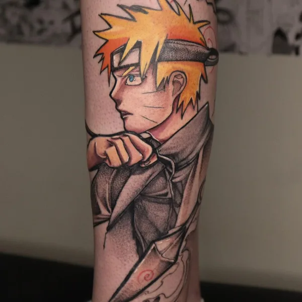 Anime tattoo by Милена @milia.ink in Красноярск