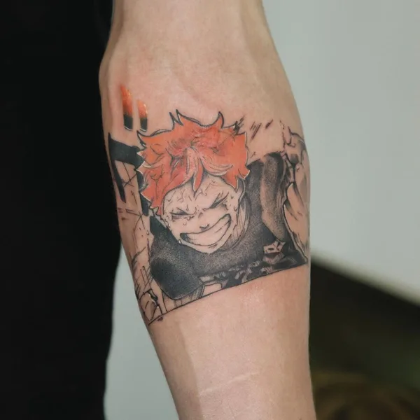 Anime tattoo by Милена @milia.ink in Красноярск