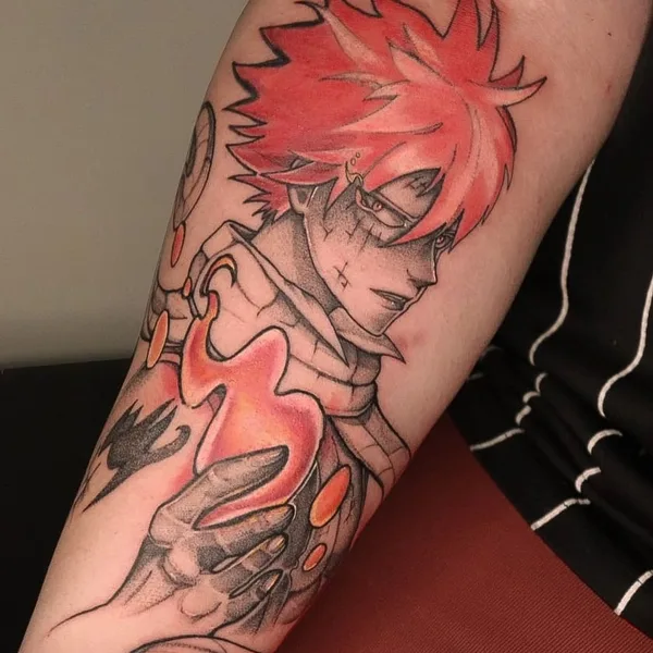 Anime tattoo by Милена @milia.ink in Красноярск