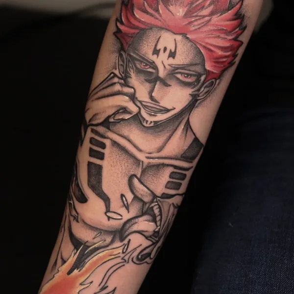 Anime tattoo by Милена @milia.ink in Красноярск