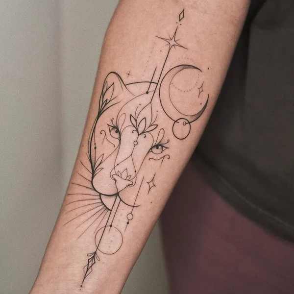 Abstract tattoo by Оля Сивухова in Красноярск