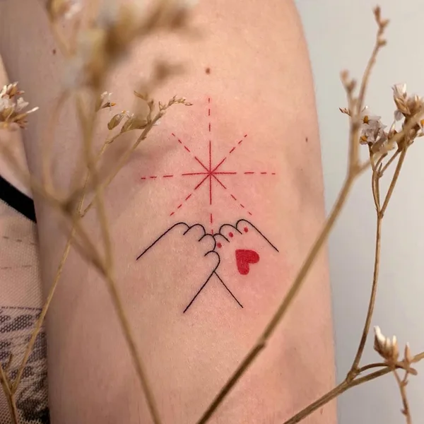 avant-garde tattoo by Аня Сацуро in Saint Petersburg